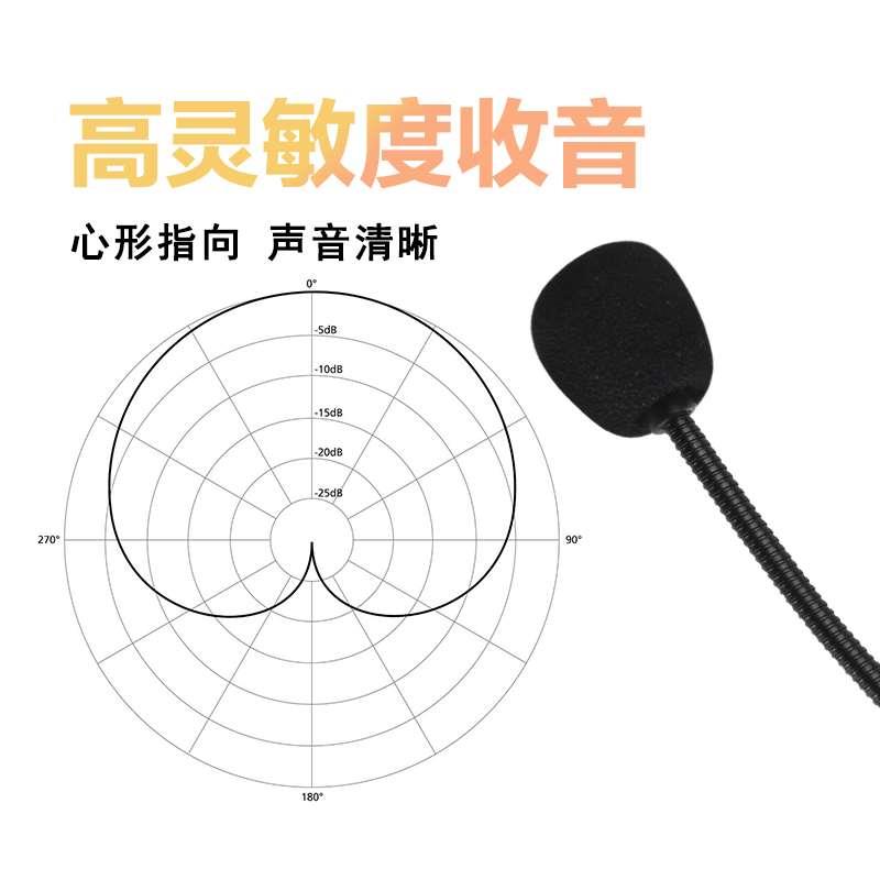 ibanana YS-1020小蜜蜂麦克风扩音器老师教师用有线领夹头戴式上