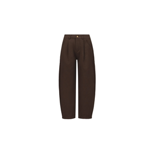 雅痞九分裤 100洗水棉宽松奶奶裤 泡芙气球裤 WT43TFU 腿粗BI入