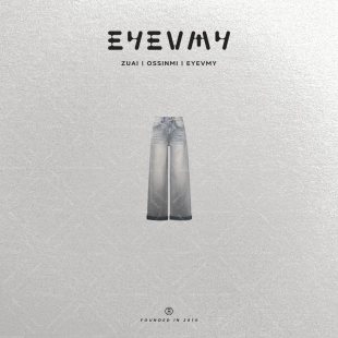 WT52TSY025 天丝棉水洗下脚翻边显瘦直筒牛仔阔腿裤 暮雨灰牛仔