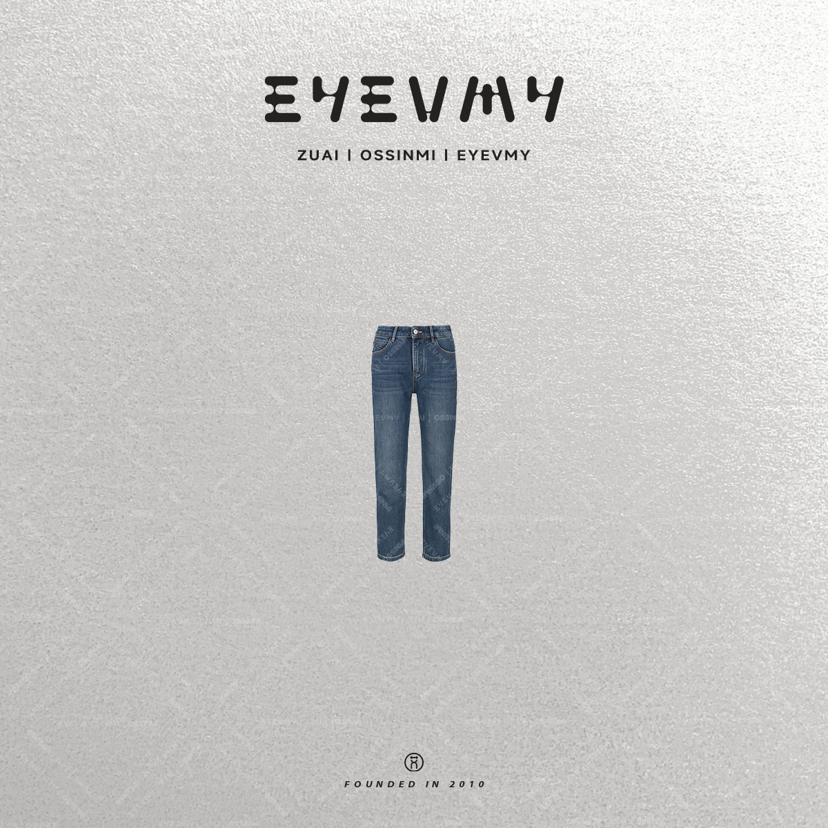 【经典色烟管裤】万向弹九分秋冬靴裤加绒牛仔裤WT54TSY103