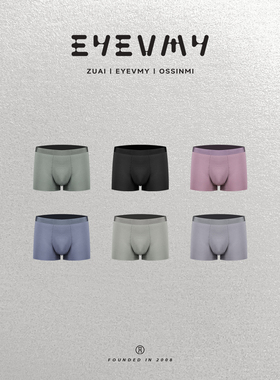 【男士莫代尔3D立体内裤】5A抑菌透气无痕男士内裤U24CH124