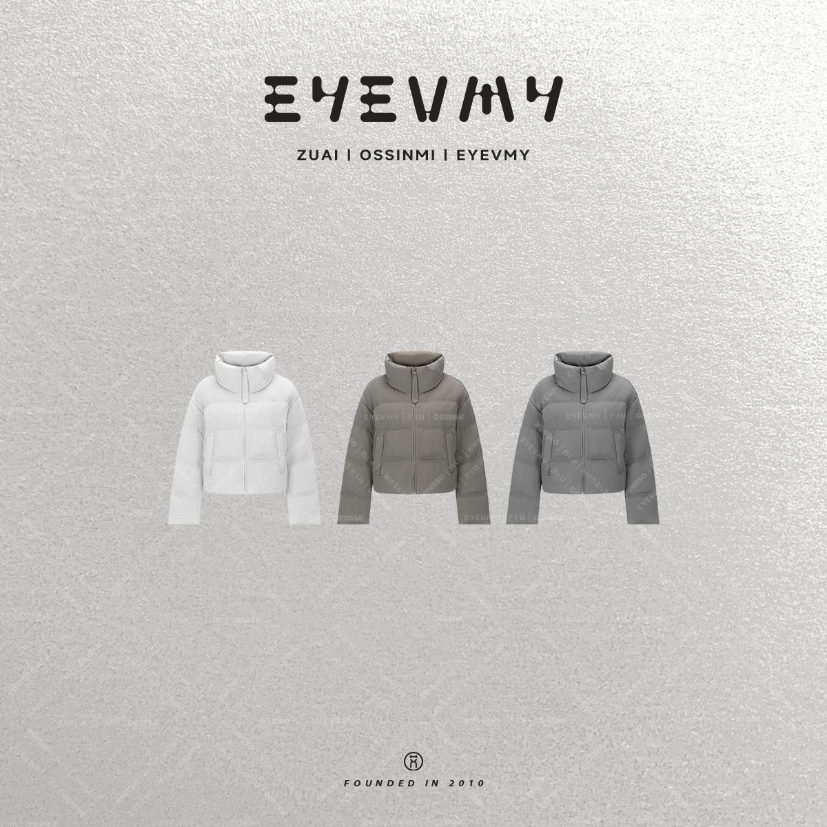 【舒绒】90白鸭羊毛蛋白纤维短款立领廓形羽绒服面包服WT54OWK004