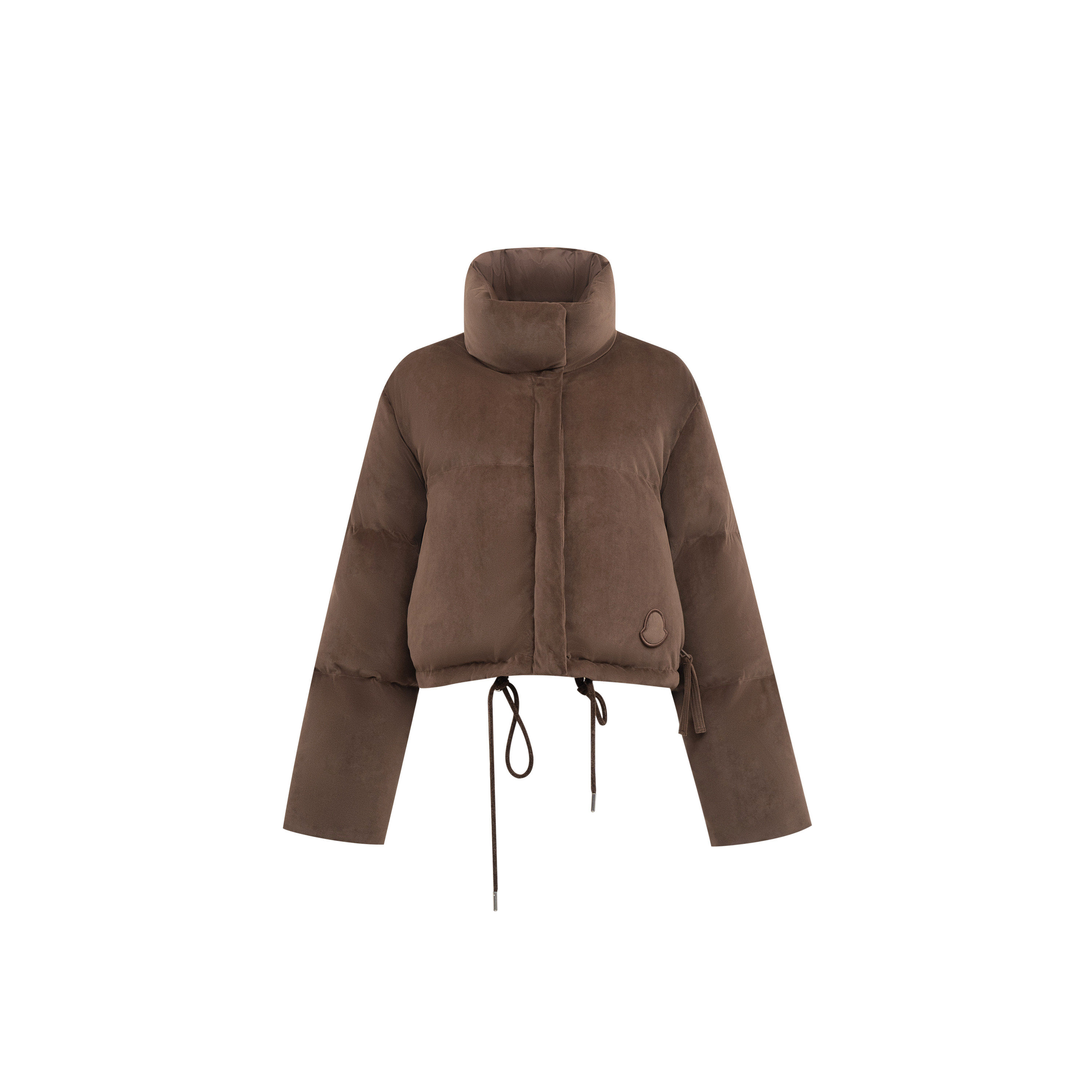 【绝了m家丝绒羽绒服】90白鸭绒chao软的丝绒系带外套W23DO2350