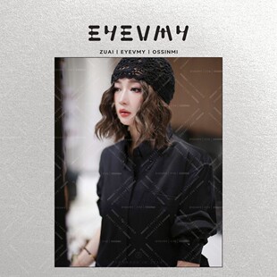 外套WT44CYQ007 莱赛尔镂空蕾丝拼接高腰衬衫 砂洗蕾丝拼接衬衫