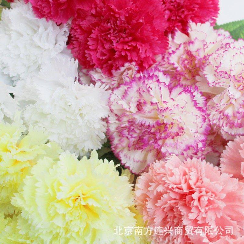 康乃馨仿真花束婚庆假花客厅摆件家居餐桌花艺摆设花坛布置  严选,家居饰品,仿真花/假花,淘宝优惠券,粉丝福利购,淘宝优惠卷