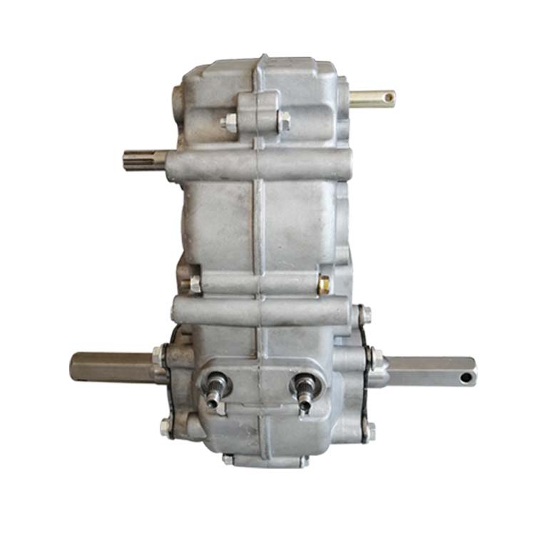 铝壳转向行走变速箱覆膜机履带车播种机手推车齿轮箱三轮运输车