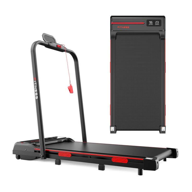 工厂直供走步机电动跑步机带安全锁跨境家用小型静音折叠健身器材