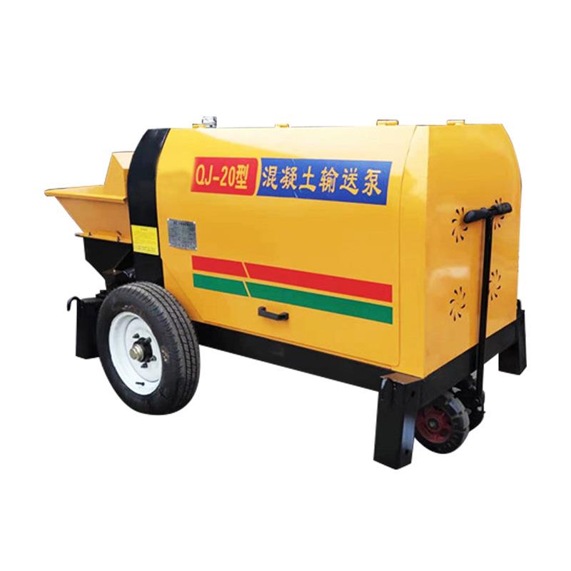 细石混凝土输送泵二次构造柱泵压力强大颗粒液压二次构造浇筑泵