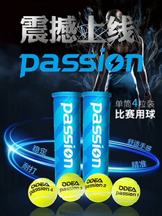 ODEA欧帝尔网球专业比赛用球Passion成年训练高弹耐磨耐打气压足