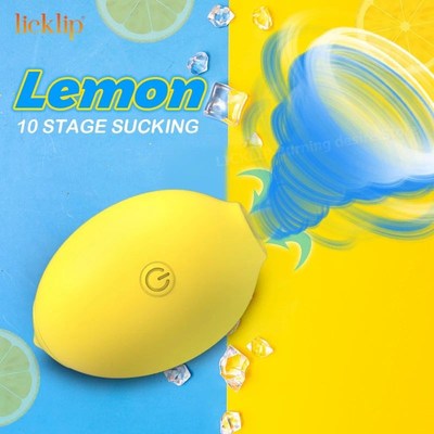 LICKLIP Clit Sucker Sucking Lemon Vibrators  Power Suction