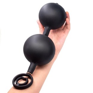 Plug Butt Out and with Steel Balls Cock Anal Inflatable