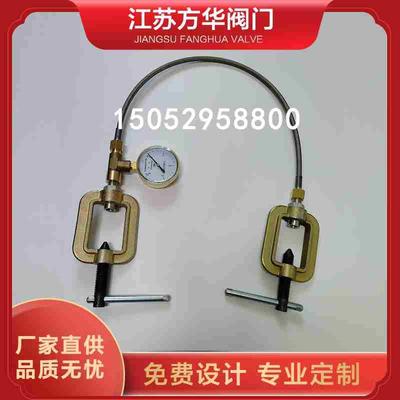 乙炔导气管乙炔充装软管不锈钢金属软管大瓶导小瓶连接管乙炔卡具