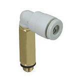 优接头KQ2W08/06/04/10/12-02S-01-03-04-M5白色外螺加长弯头PLL