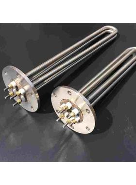 115法兰不锈钢电热管水箱/电锅炉/ 导热油加热管380v6kw/9kw/12kw