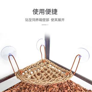 新派宠物reptizoo爬宠吊床变色龙睫角守宫饲养箱造景树栖爬虫吊床