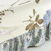 纯棉 2.0m床 双人带花边 全棉素色床单单件 田园 棉布 双人 印花