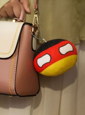 波兰球抱枕挂件挂饰中国跳跳球苏联球球国家公仔团子礼物玩偶靠垫