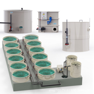 水循环鱼池过滤器转鼓式水产养殖过滤器水体净化设备滚筒式微滤机