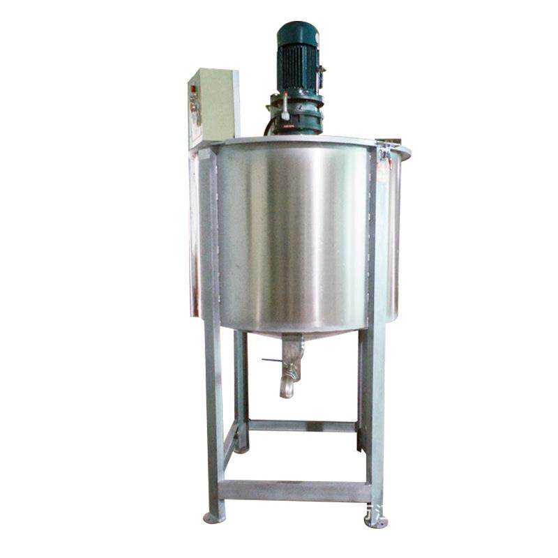 沐浴露搅拌机现货电加热恒温搅拌罐立式液体搅拌器耐酸碱反应釜