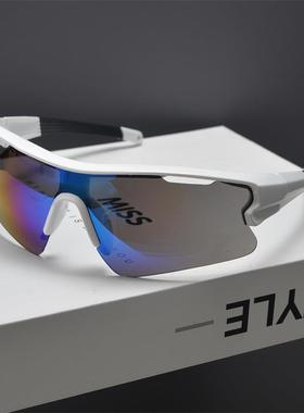 y2k千禧风骑行防风战术眼镜户外登山墨镜山地自行车运动太阳镜潮