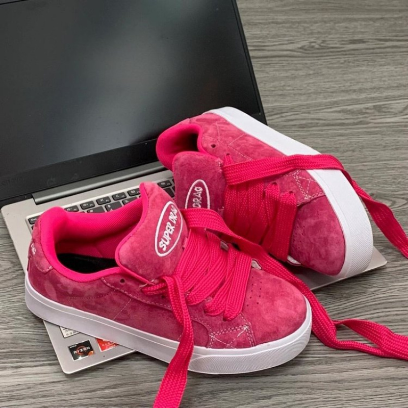 美式复古面包鞋女2025年春夏新款