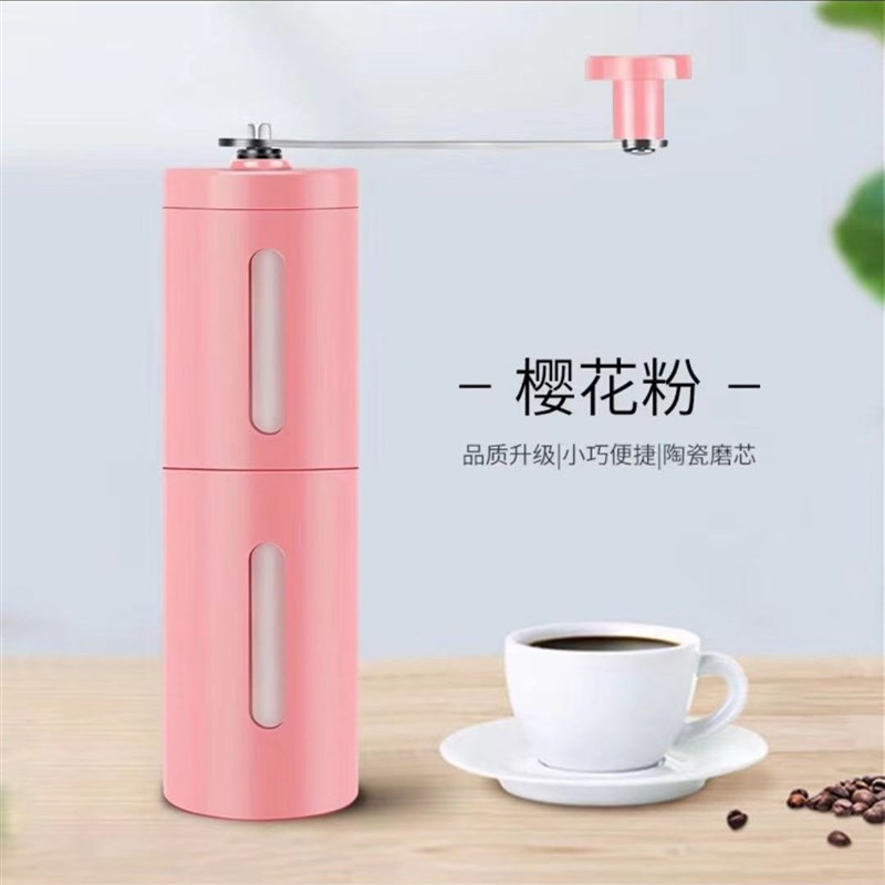 手摇咖啡磨豆机手磨咖啡r机家用手动咖啡研磨机便携手冲咖啡研磨
