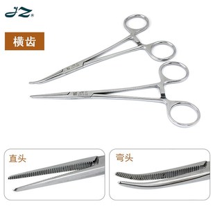 宠物B血管细粗针持针双眼皮持针器拔毛 上海不锈钢止血弯钳子