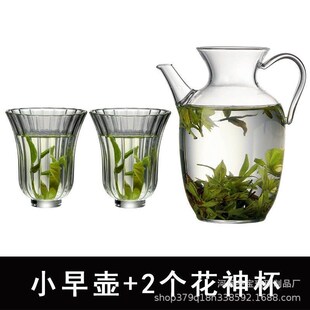 贵妃玻璃茶e壶家用仿宋贵妃泡茶长嘴壶耐高温高硼硅玻璃壶