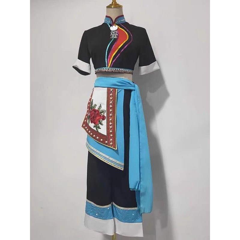畲族舞蹈三月春来少数民族苗族表演服女独舞艺考服舞台演出服服装