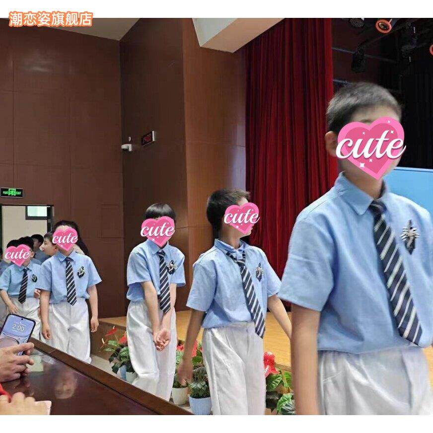 儿童合唱服演出服学院风中小学诗歌朗诵服小学生班服毕业季班服装