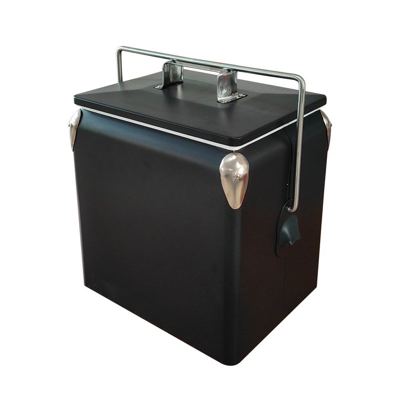 13L金属保温箱 12x330ml bottle beer cooler box 户外手提啤酒桶