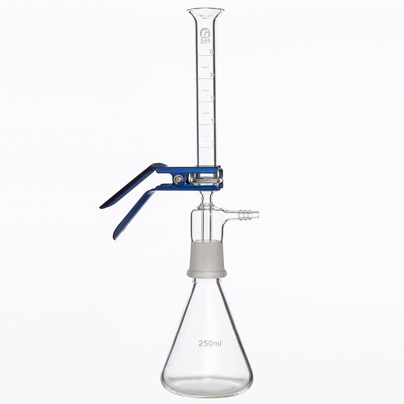 微量砂芯过滤装置 溶剂过滤器 滤芯直径20mm 适用25mm滤膜