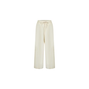 W23CU2110 洗水环保种植棉100棉剪裁阔腿裤 十二裁片白胚牛仔裤