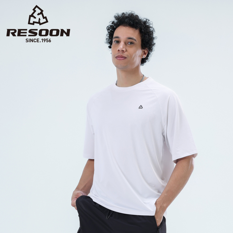 RESOON短袖运动健身冰丝T恤