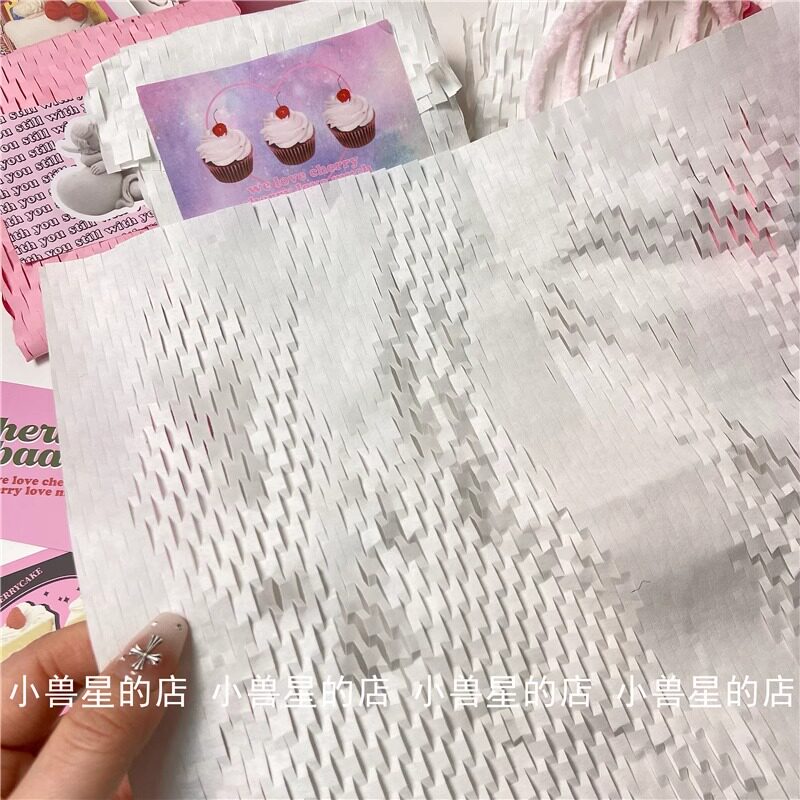 매우 유용한 기능 친환경 벌집 격자 포장지 절친한 친구를 위한 선물용 분홍색 포장지 충격 방지 기능