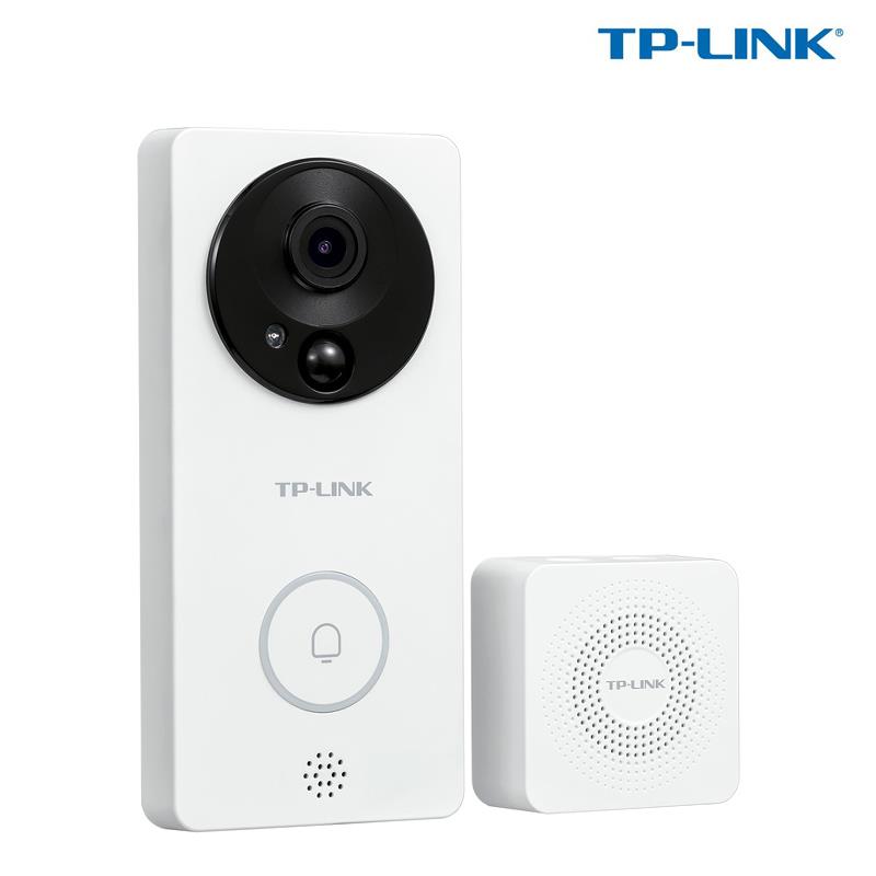 TP-LINK可视门铃家用电子智能猫眼门口2K监控摄像头无线360度全景