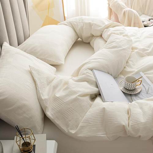 A类60支原棉全棉被套单件1.5米单人纯白色纯棉双人220x240cm被罩