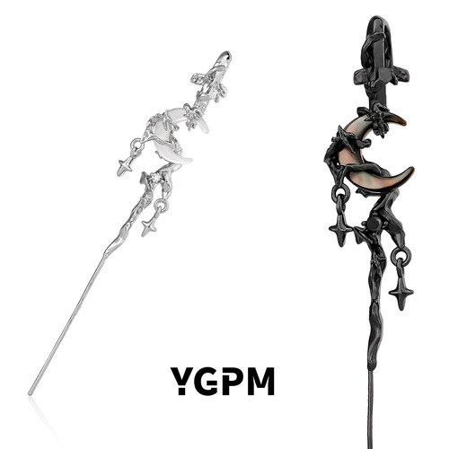 YGPM穿刺耳钉女设计感小众酷帅