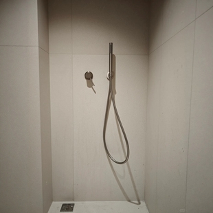 极简无顶喷全铜拉丝镍暗装内嵌入墙式隐藏预埋冷热淋浴花洒套装