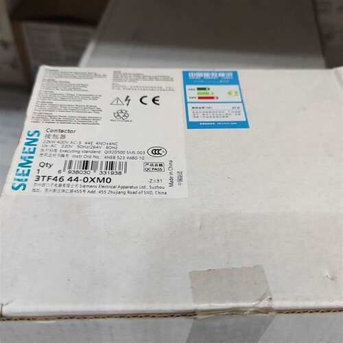 可维修3TF4644-0XM0 22KW 4NO+4NC  剩2个议价