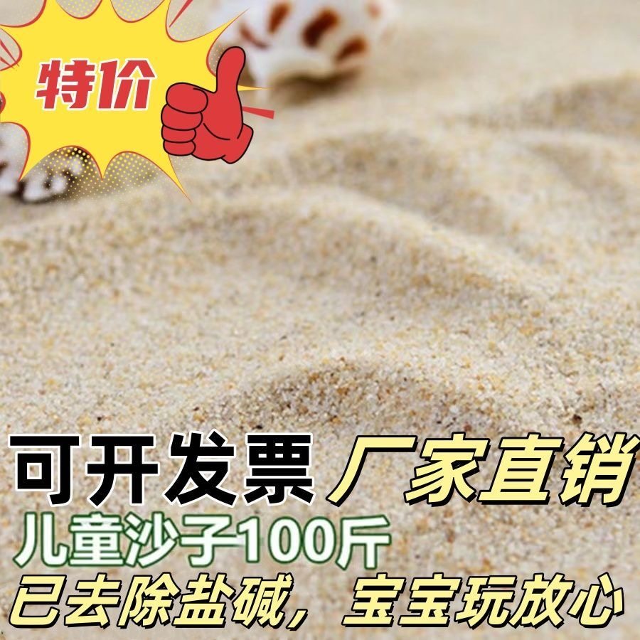 厂家直销海沙100斤去盐碱儿童沙