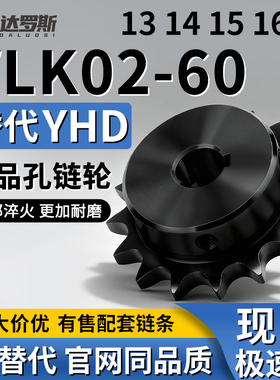 链轮VLK02-60-13 14 15 16-D19 D20 D22 D24 D25 D28 D30 D32 D35