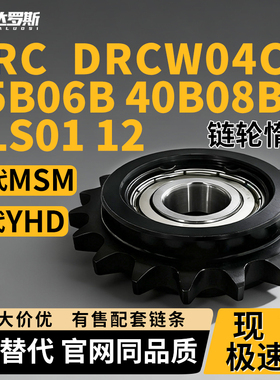 惰轮链轮涨紧轮单双中心轴承DRC DRCW04C 35B06B 40B08B VLS01 12