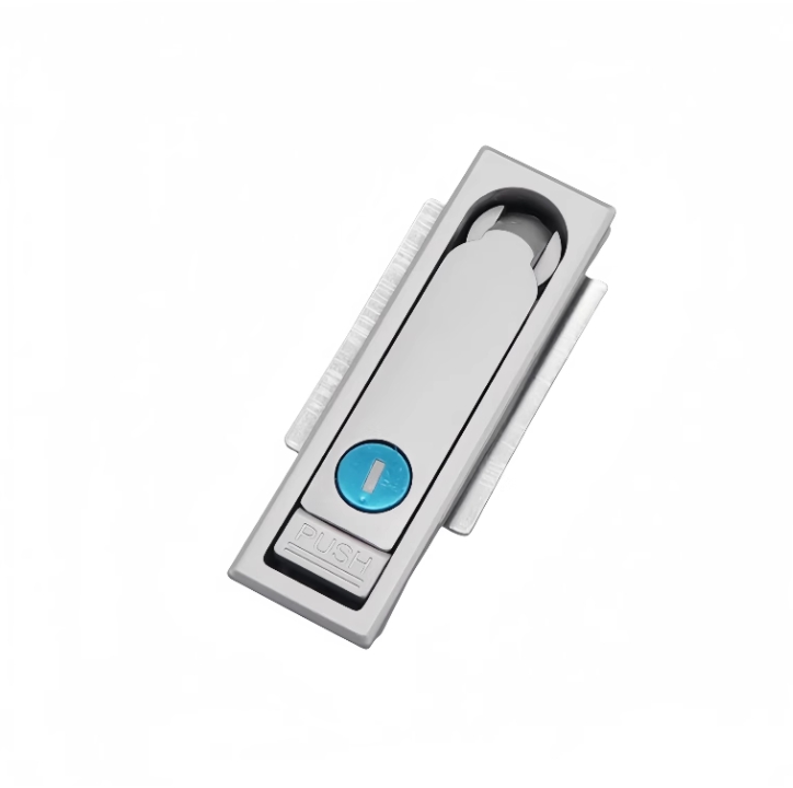 柜锁门锁MS730亚光门锁拉杆锁 连杆锁 机箱锁配电柜锁