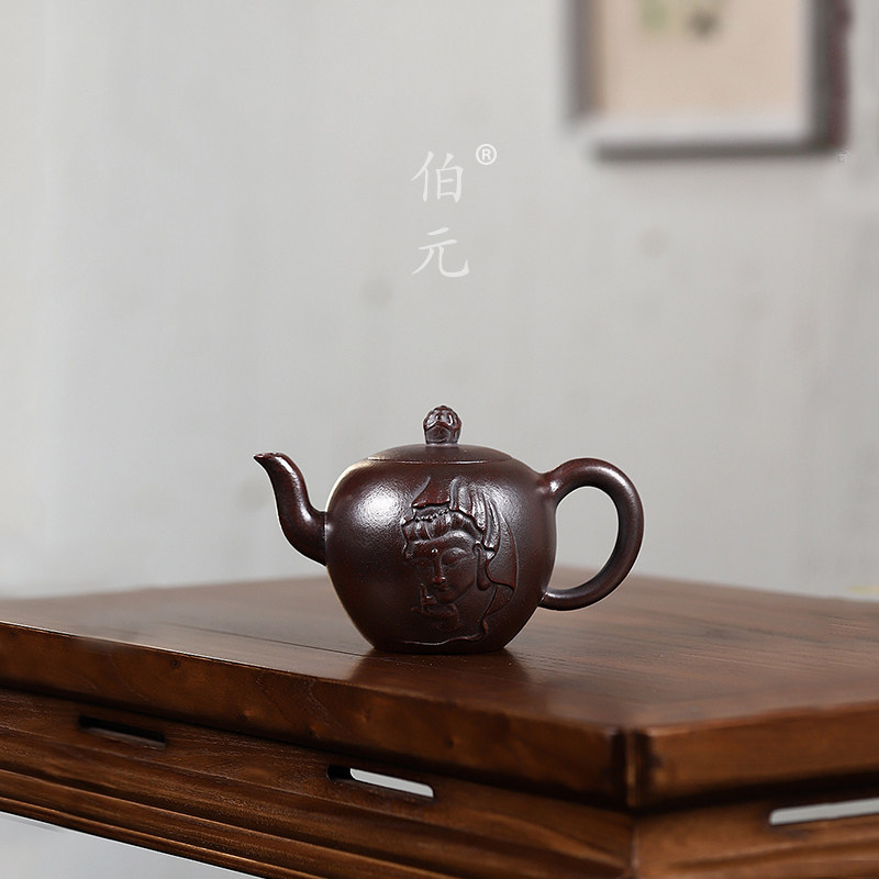 刻绘禅心美人肩伯元紫砂中式