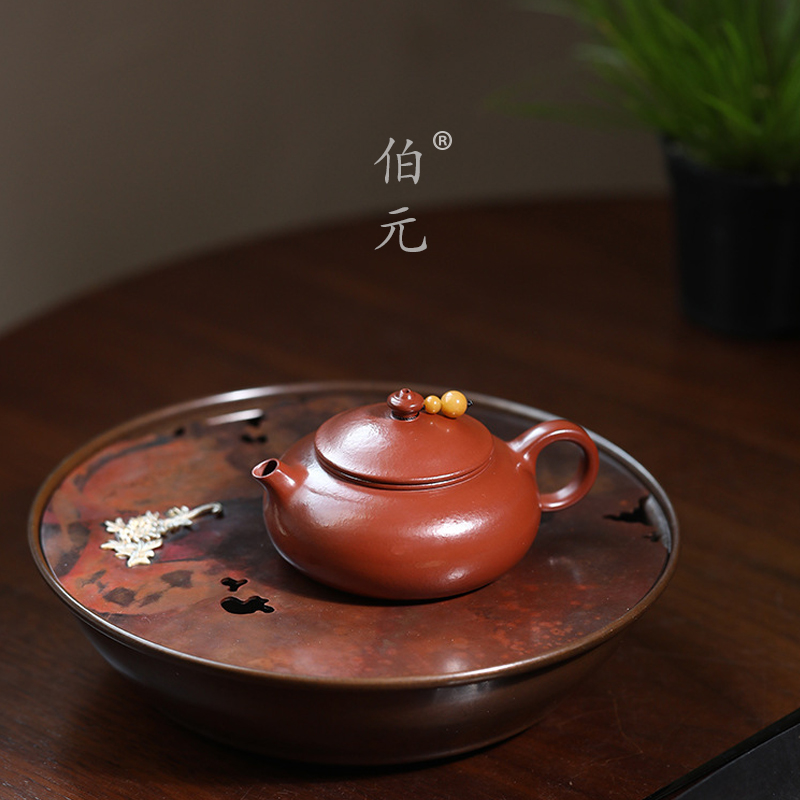 伯元中式紫砂手工寒江