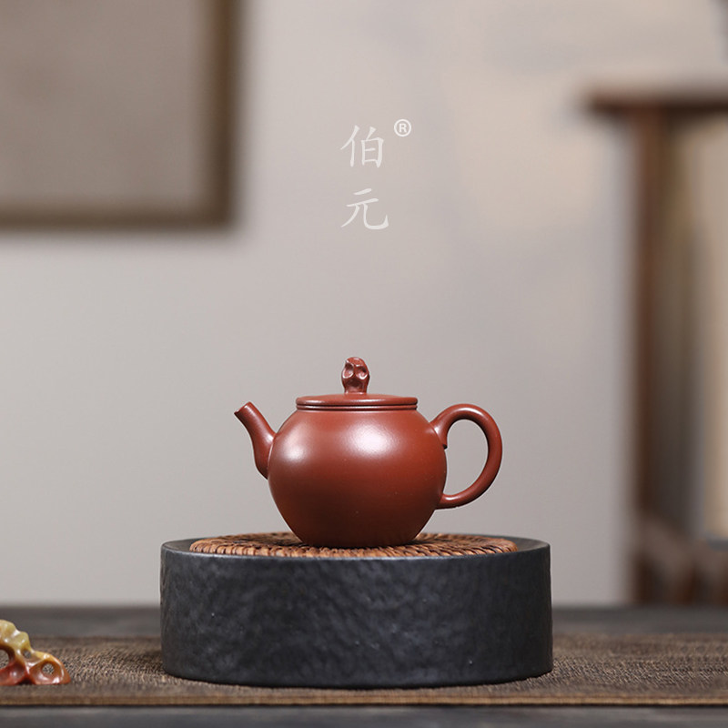 手工观石掌中宝伯元紫砂中式
