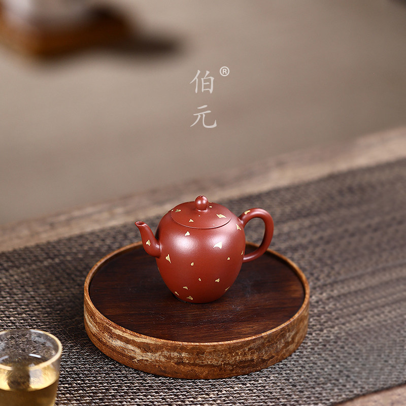 洒金美人肩伯元紫砂中式