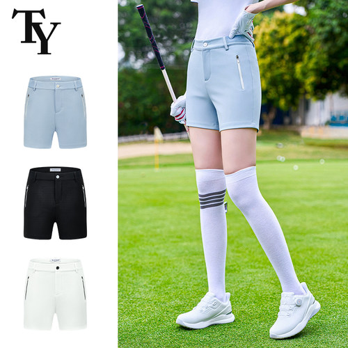 TY高尔夫女夏季弹力显瘦短裤