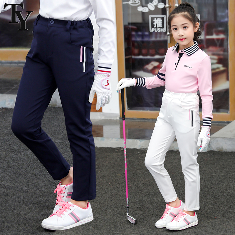 TY女童长裤弹力松紧穿着舒适